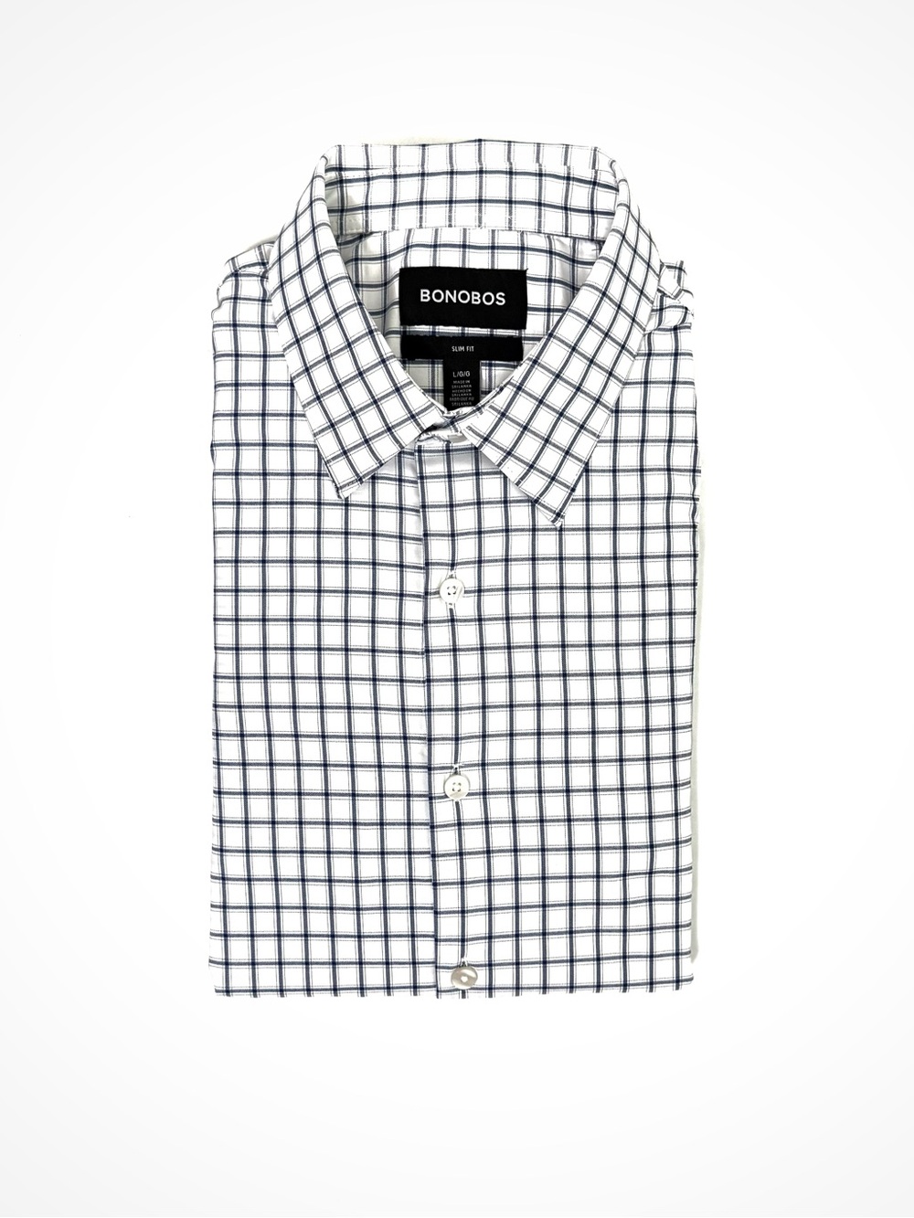 Bonobos Slim Fit Grid Pattern Shirt | L